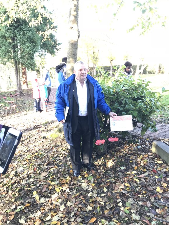 Remembrance Sunday Poppy Planting