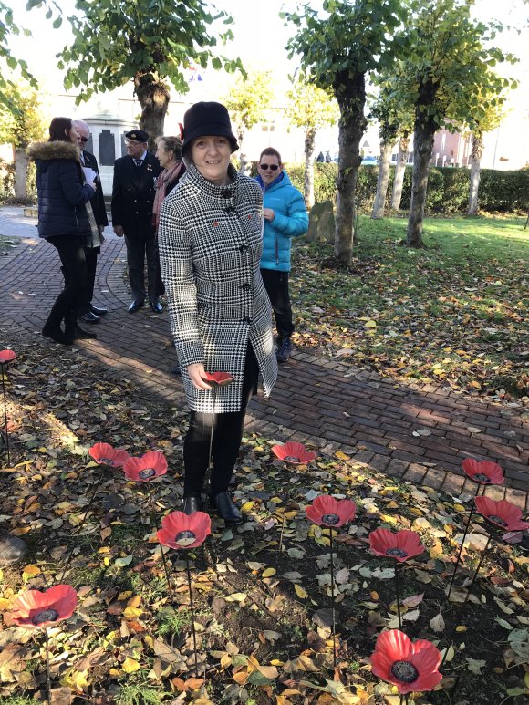 Remembrance Sunday Poppy Planting