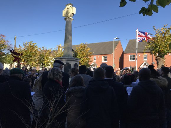 Remembrance Sunday Poppy Planting