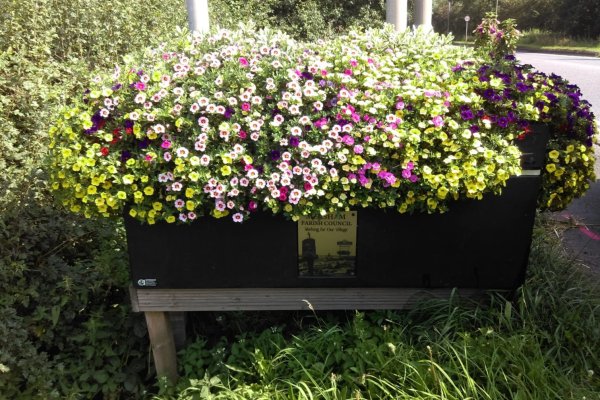 Entry Sign Planter