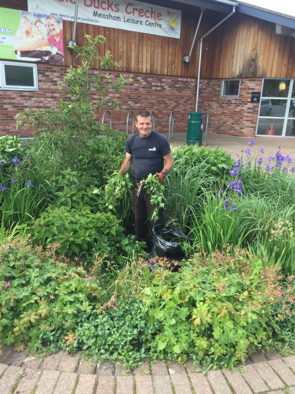 SUDS Garden Tidy Up June 2017